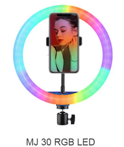 MJ-36 RGB LED Soft Ring Light With Stand-Selfie Light