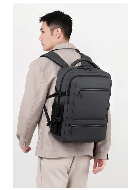 Sac à Dos pour Ordinateur Portable Grande Capacité et Anti-Vol Bomag Boy Gris - حقيبة ظهر للكمبيوتر المحمول واسعة ومانعة للسرقة