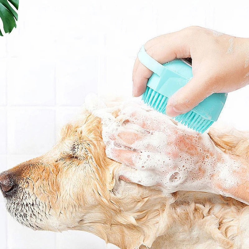 Brosse de Nettoyage et Distributeur De Shampoing en Silicone – فرشاة الحمام من السيليكون