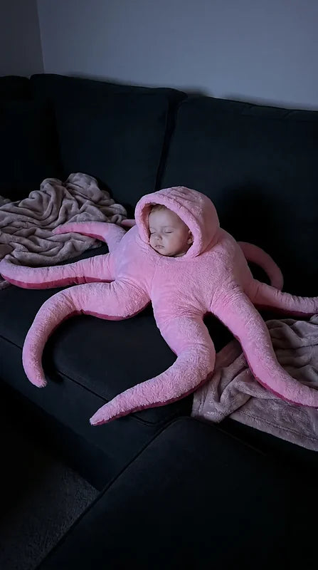Costume Bébé Pieuvre Doux et Confortable – زيّ أطفال على شكل أخطبوط ناعم ومريح
