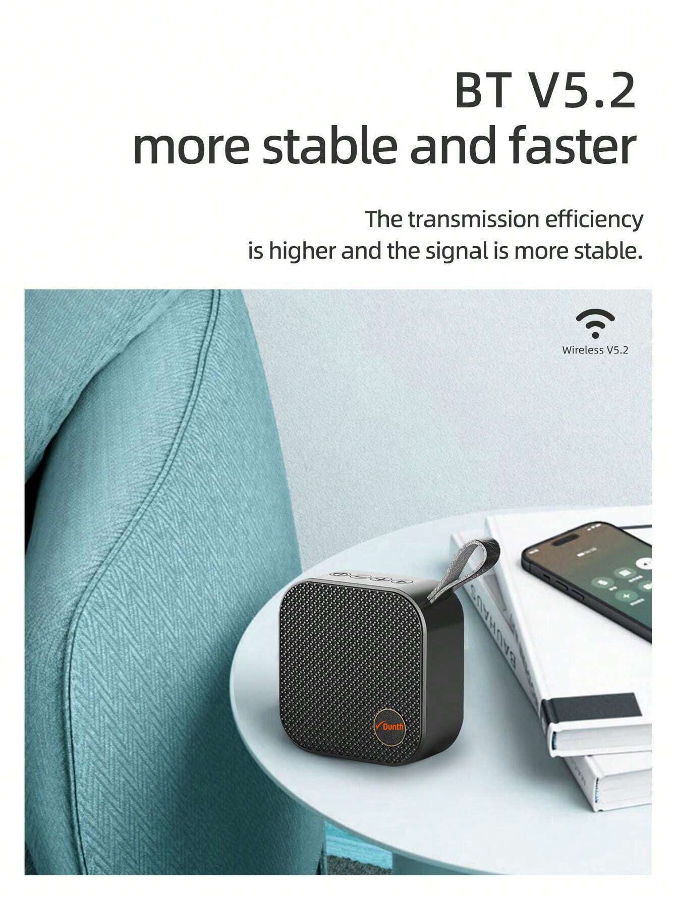 Mini ampli haut parleur sans fil bluetooth, enceinte bluetooth haute fidélité étanch IPX6 5W DUNTH DU-SP073