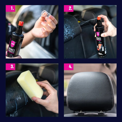 FLAMINGO Brillance ET Protection Intérieure pour Voitures 295 ml – منظف مقاعد الجلدية للسيارات