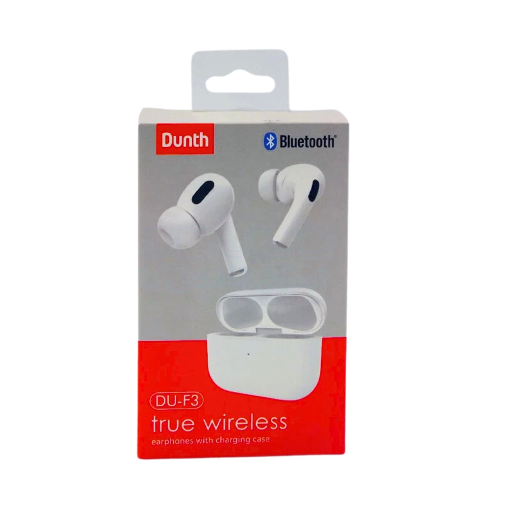 Écouteurs sans fil bluetooth, écouteur mains libres, couleur blanc DUNTH DU-F3