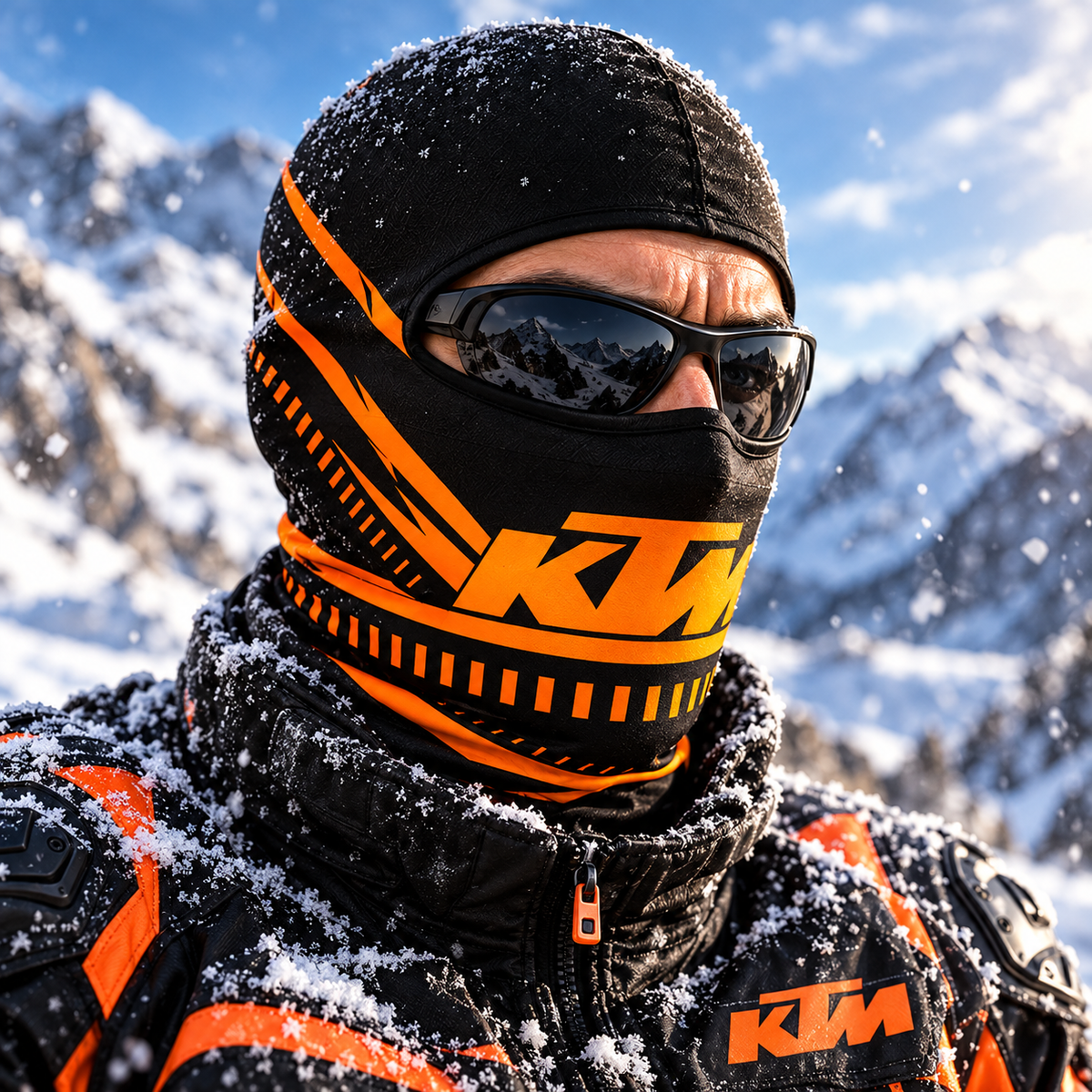 Cagoule Moto Thermique Balaclava KTM - قناع واقي وجه كامل حراري للدراجات النارية