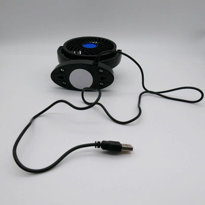 Ventilateur électrique 12V pour tableau de bord de voiture, rotatif à 360 degrés