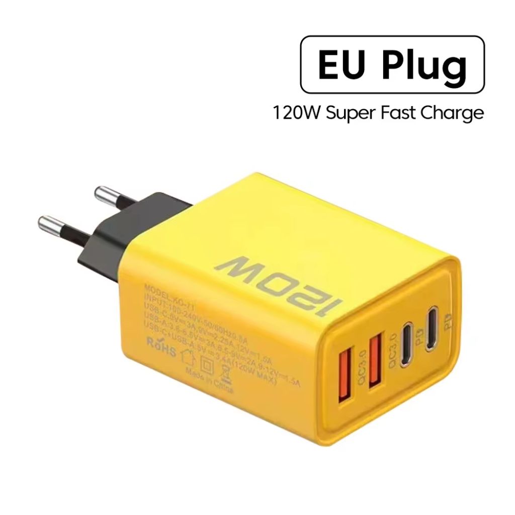 Chargeur Rapide USB Type-C 120W – شاحن سريع بقدرة 120 واط