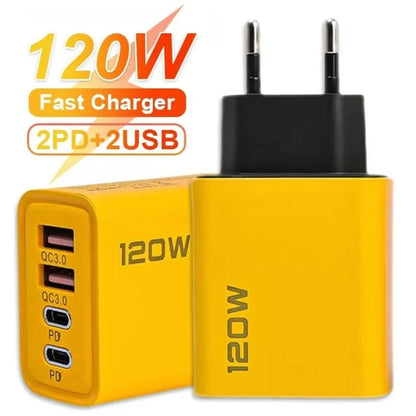 Chargeur Rapide USB Type-C 120W – شاحن سريع بقدرة 120 واط تنزوت