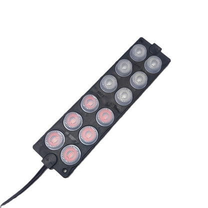 Feux stroboscopiques 12LED 12-24V 2 Couleur pour Véhicules et Camions 1Pcs - شريط إضاءة تحذيري مدمج للسيارات والشاحنات