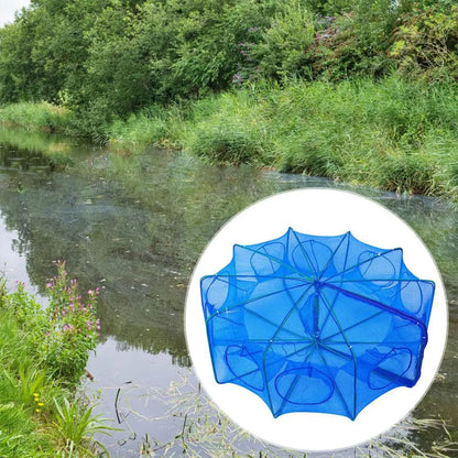 Piège de Pêche Poissons 8 Trous Facile a Installer 80cm
