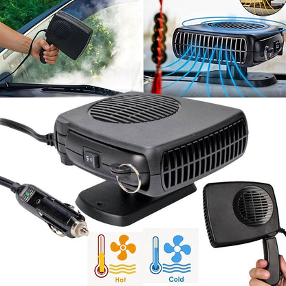 Chauffage Dégivreur Pare-brise de voiture électrique Portable 2en1 – مزيل الضباب في السيارة - تنزوت