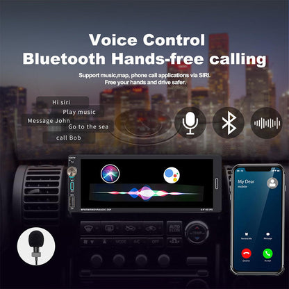 Autoradio 1 DIN avec écran Tactile de 6,9 Pouces Compatible avec Apple CarPlay Wireless/Android Auto - جهاز راديو سيارة