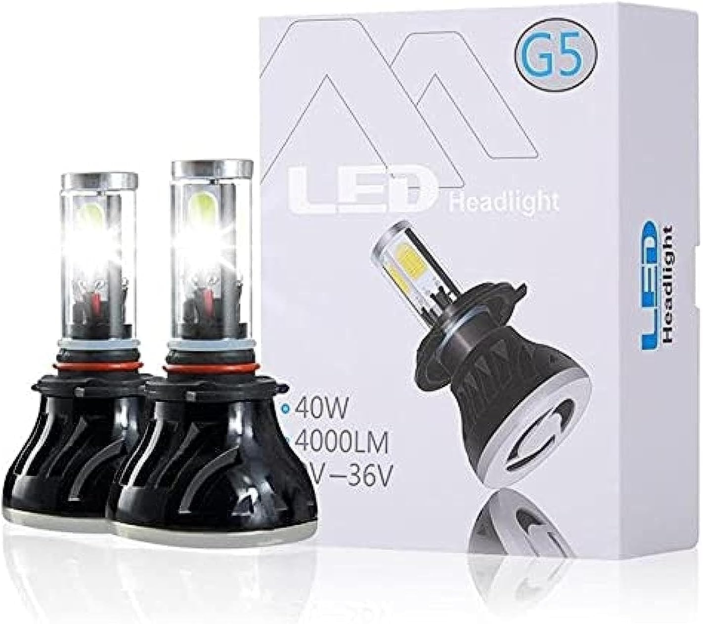 Kit Lampe de phare H4 LED 4 Directions 4000LM - مصابيح إضاءة أمامية للسيارات