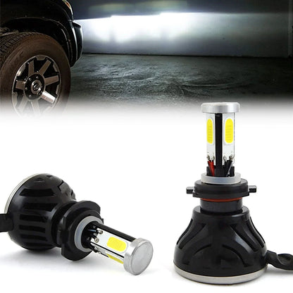 Kit Lampe de phare H4 LED 4 Directions 4000LM - مصابيح إضاءة أمامية للسيارات