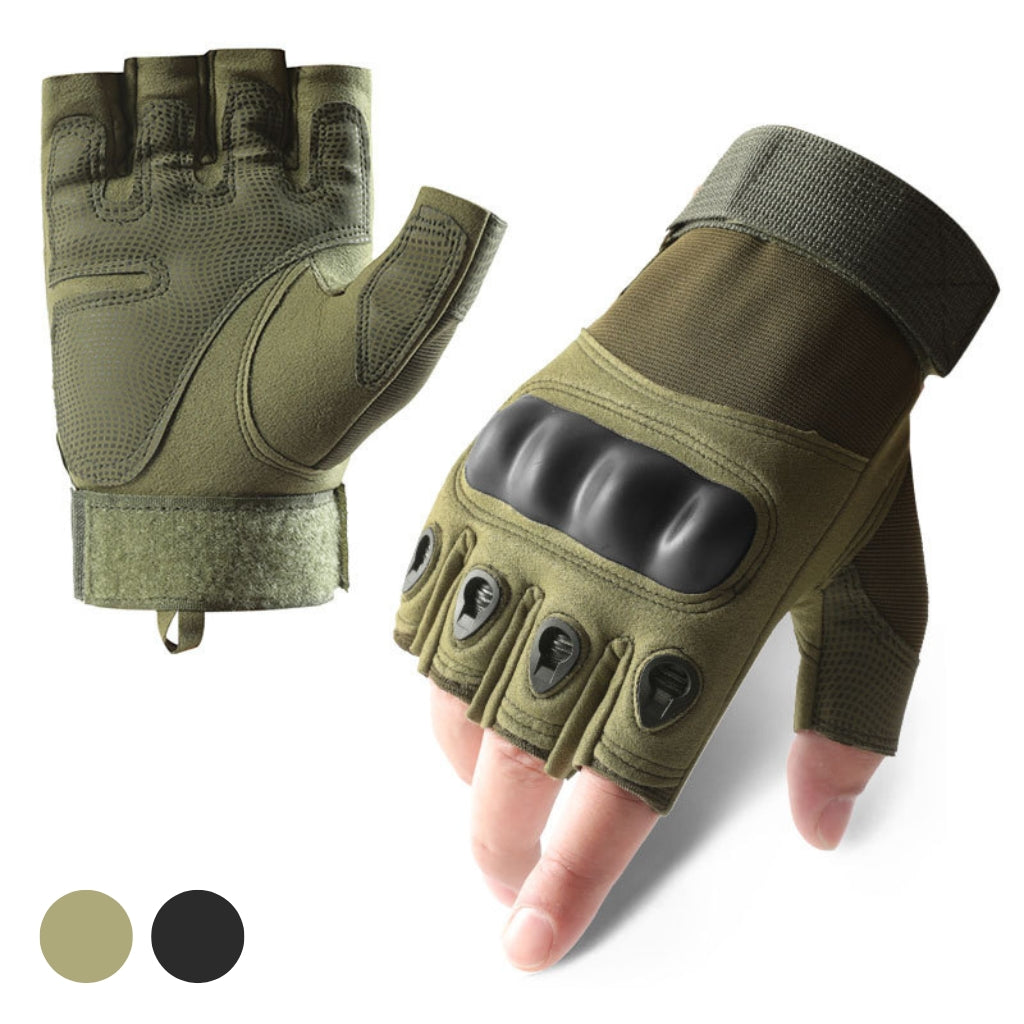 Gants de Moto antidérapants demi-doigt v2 تنزوت