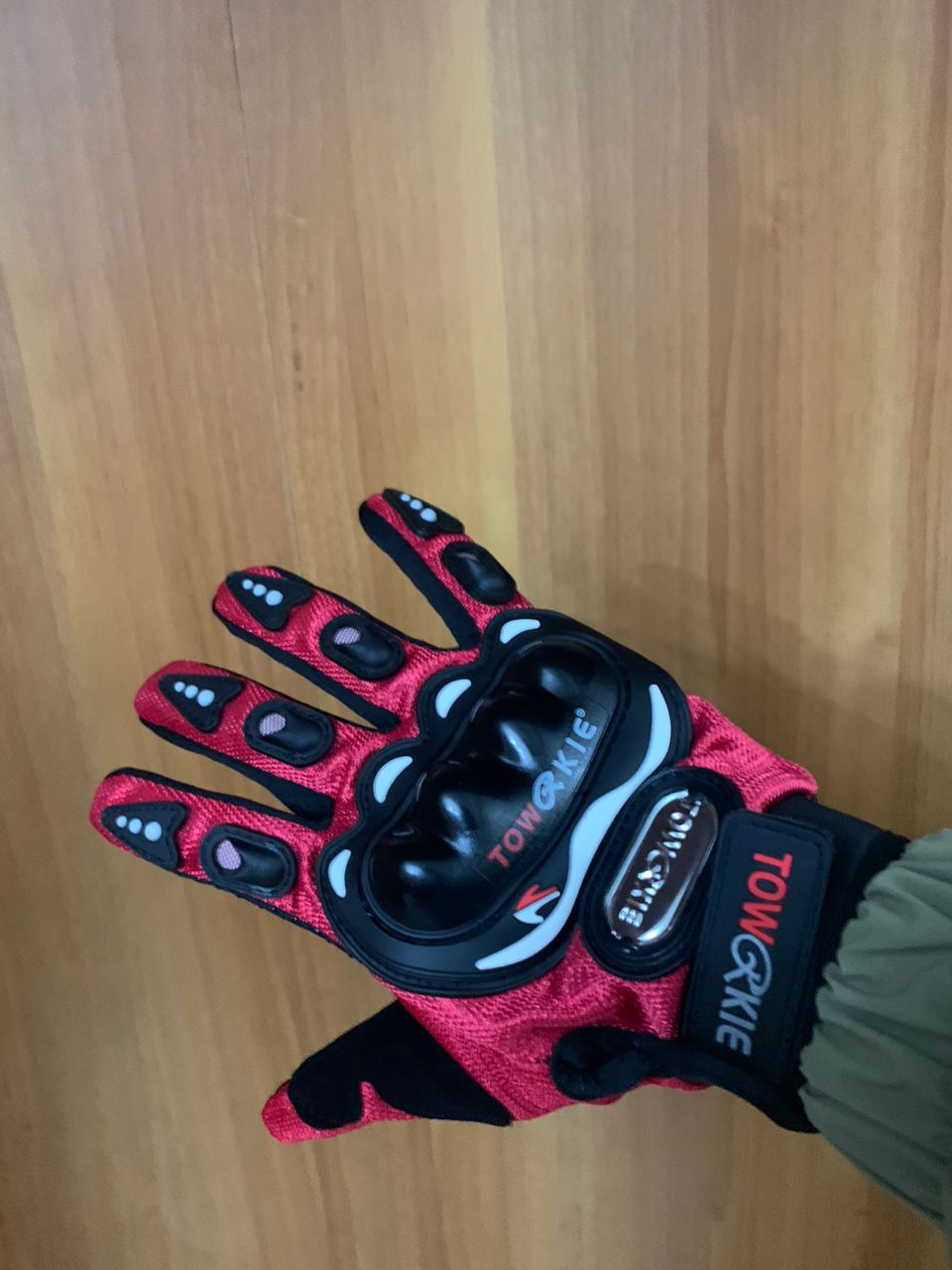Gants de moto Pro-biker respirants avec protections en caoutchouc antidérapants