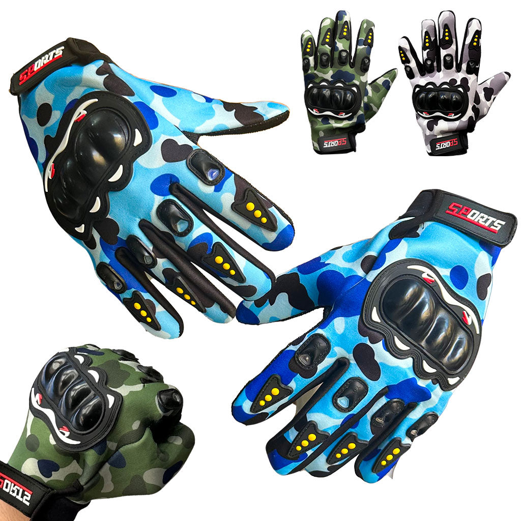Gants de Moto Respirants Pro Biker à Doigts Longs V2 – قفازات إحترافية للدرجات النارية - تنزوت