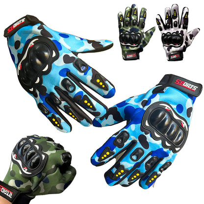 Gants de Moto Respirants Pro Biker à Doigts Longs V2 – قفازات إحترافية للدرجات النارية - تنزوت