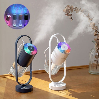 Humidificateur Lumière RGB 360° Rotation – مرطب هواء تنزوت