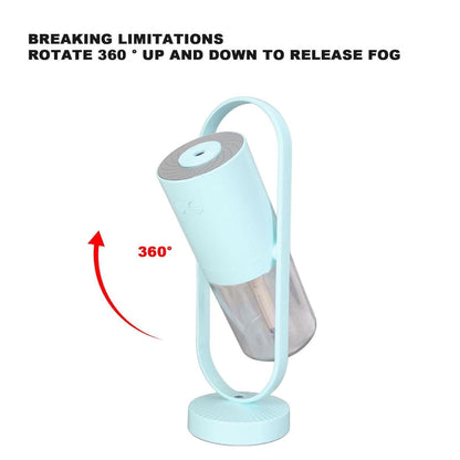 Humidificateur Lumière RGB 360° Rotation – مرطب هواء