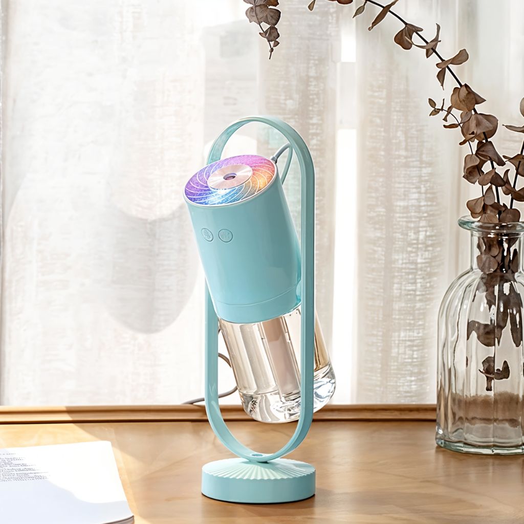 Humidificateur Lumière RGB 360° Rotation – مرطب هواء