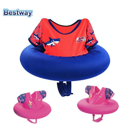 bestway bouee gilet assortiment swim safe 51*51cm (32119E+32118E) تنزوت