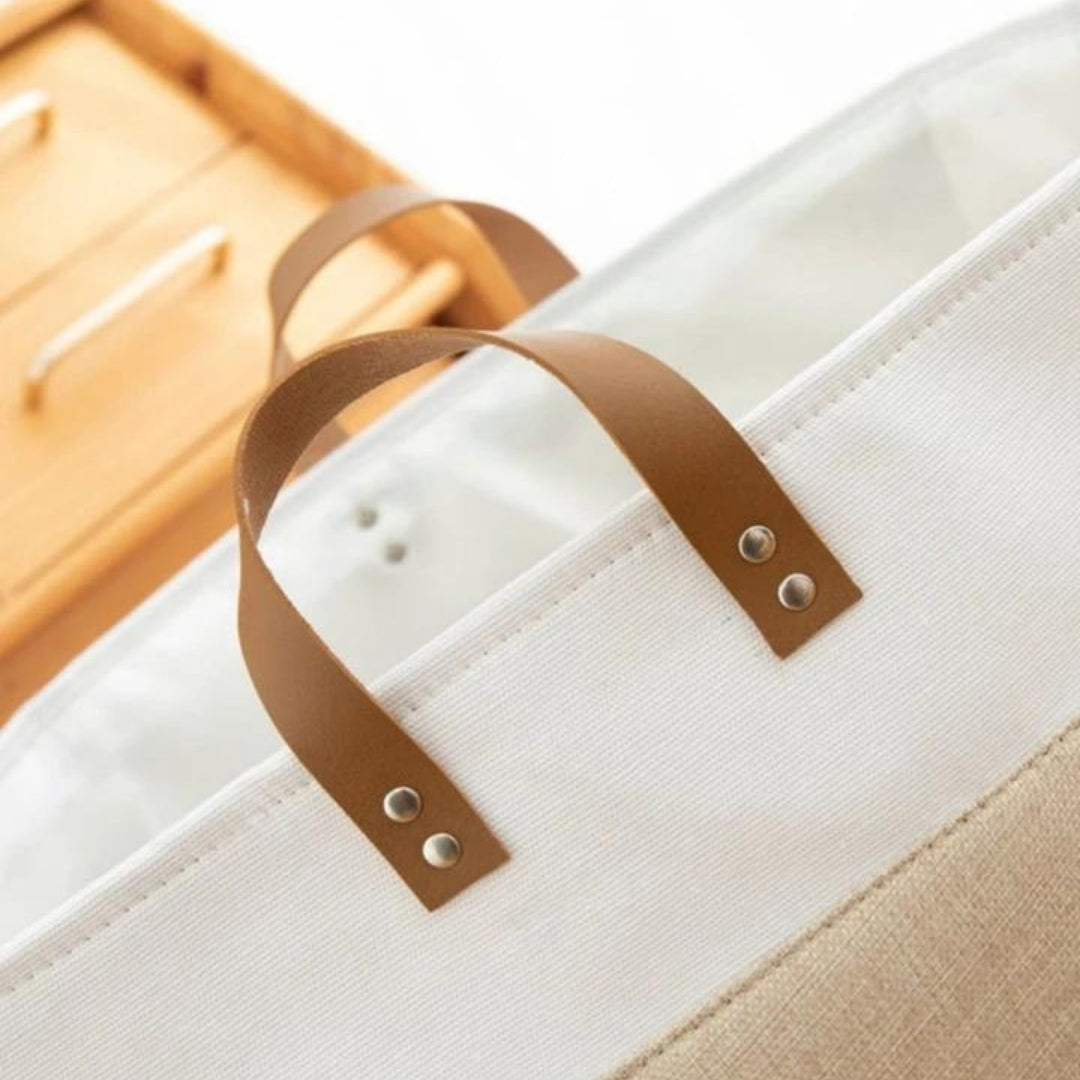 Grand panier à linge pliable en tissu domestique, rangement pour vêtements et jouets, grande capacité