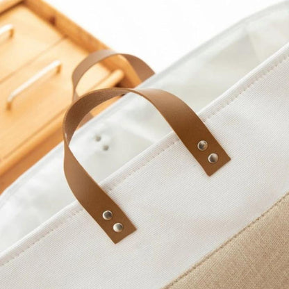 Grand panier à linge pliable en tissu domestique, rangement pour vêtements et jouets, grande capacité