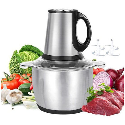 Hachoir à viande électrique 2L en acier inoxydable تنزوت