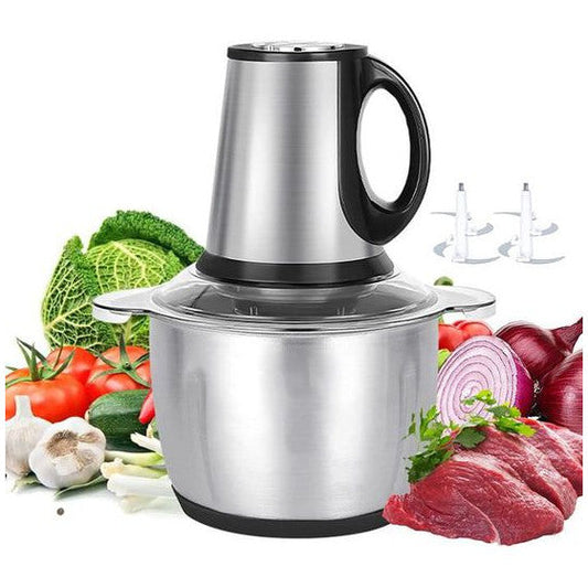 Hachoir à viande électrique 2L en acier inoxydable تنزوت