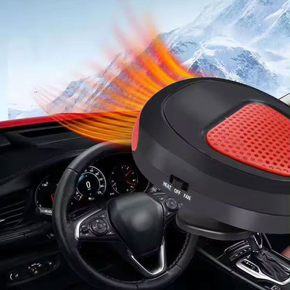 Ventilateur et Chauffage de Voiture Portable avec Base Rotative à 360 degree