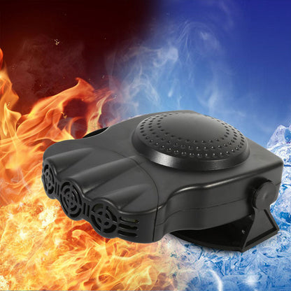 Ventilateur et Chauffage de Voiture 200W Portable avec Base Rotative à 360 degree V2