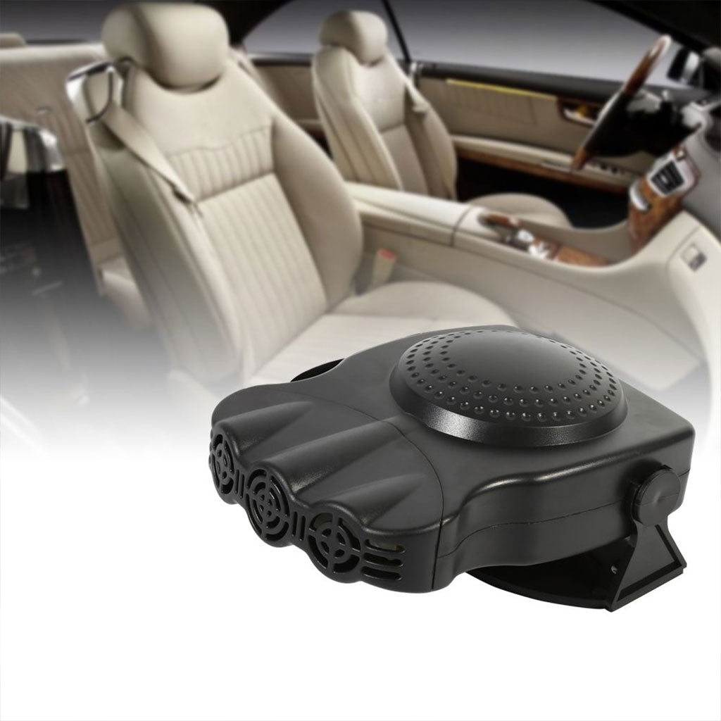 Ventilateur et Chauffage de Voiture 200W Portable avec Base Rotative à 360 degree V2