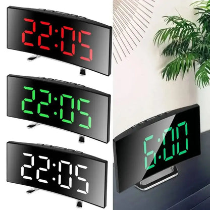 Horloge et réveil thermomètre de table électronique lumineux DS-3621L-2