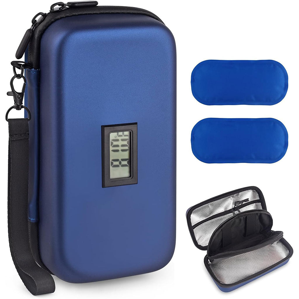 Trousse isotherme pour insuline avec écran afficheur de température