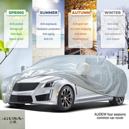 Bâche Auto Housse de Protection 4 Saisons (Tout types de voiture) /M/L/XL