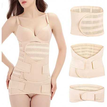 Ceinture 3PCS de récupération du corps apres l'accouchement - حزام استعادة الجسم بعد الولادة مكون من 3 قطع تنزوت