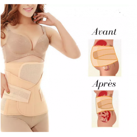 Ceinture 3PCS de récupération du corps apres l'accouchement - حزام استعادة الجسم بعد الولادة مكون من 3 قطع