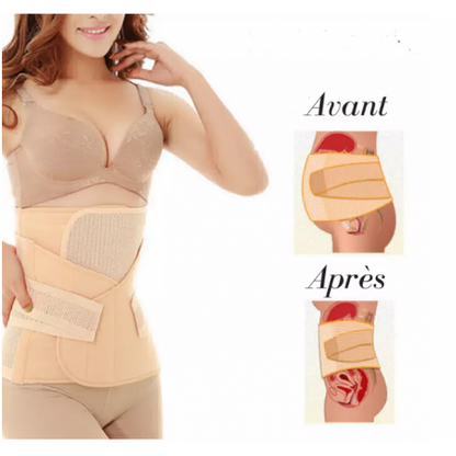 Ceinture 3PCS de récupération du corps apres l'accouchement - حزام استعادة الجسم بعد الولادة مكون من 3 قطع
