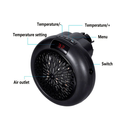 Mini Chauffage Mural Électrique 900W – سخان كهربائي صغير للحائط