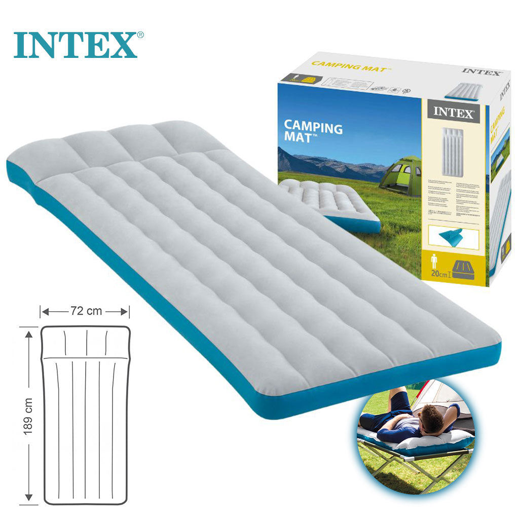 Matelas de Camping Gonflable 72x189x20 cm Intex 67998 – فرشة تخييم تنزوت