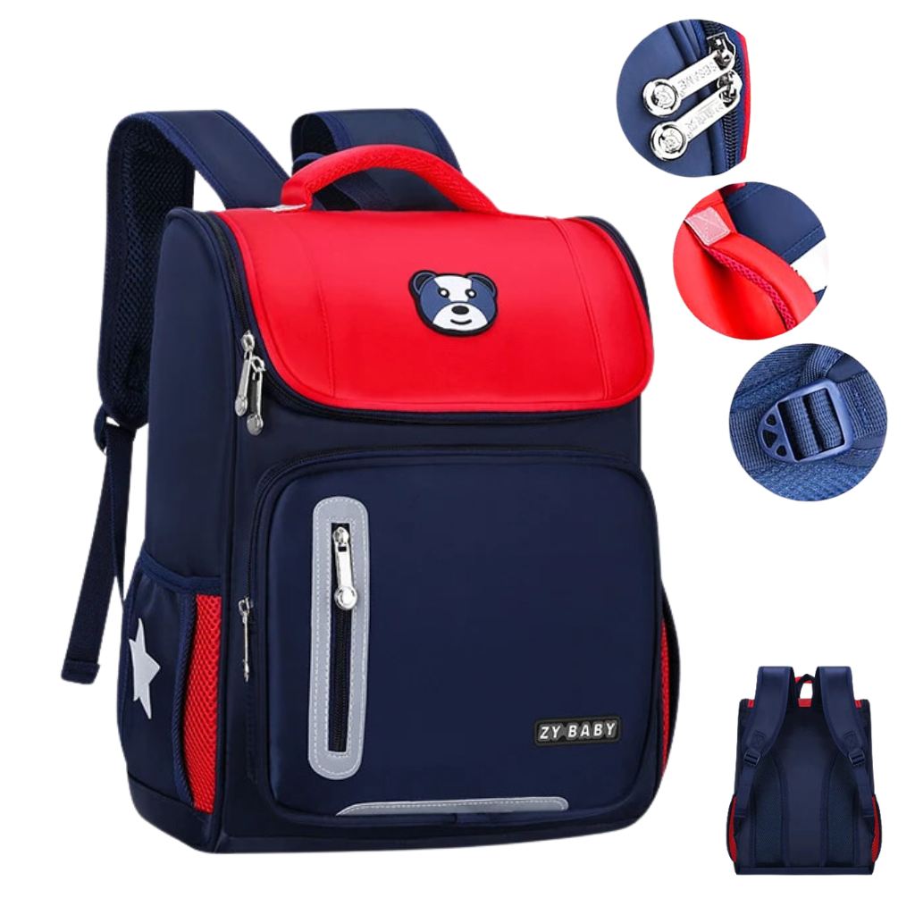 Sac à Dos orthopédique d’école primaire et Tablet LCD pour Enfants Cadeau - Rouge