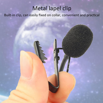 Microphone cravate professionnel USB-C de 2 m à condensateur sphérique - ميكروفون جودة صوت احترافية كابل بطول 2 متر