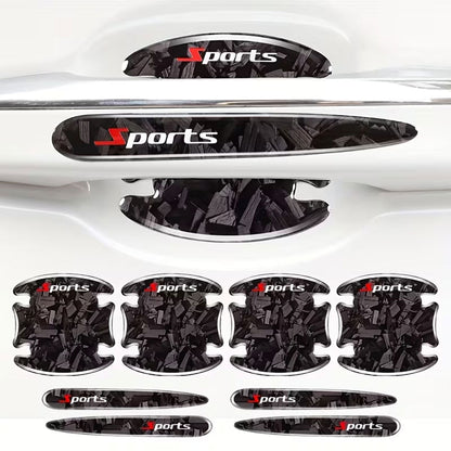 Autocollants de Poignée pour Porte de Voiture Protection Anti-Rayures 8Pcs - تنزوت