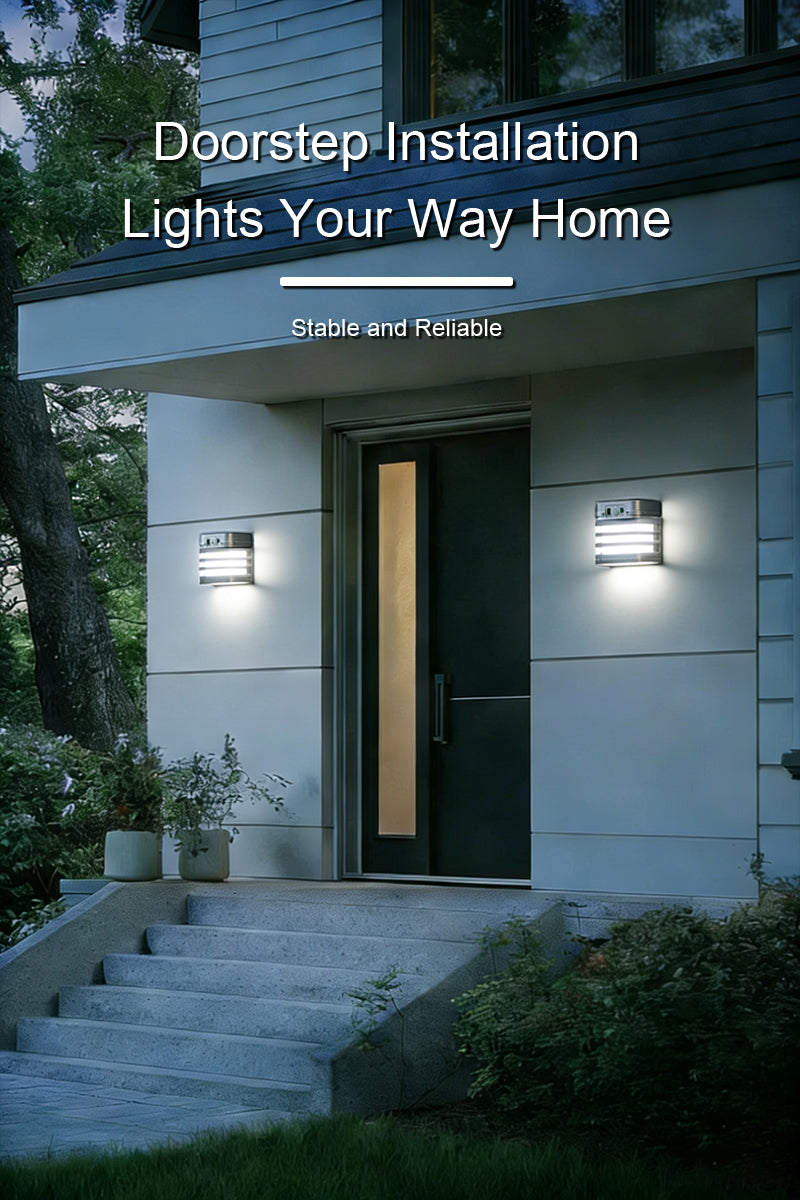 Lampe Applique Murale Solaire Intelligente à LED avec Télécommande - مصباح حائط شمسي ذكي مقاوم للماء