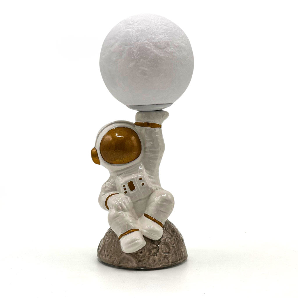Veilleuse Astronaute et Lampe de Table en Céramique