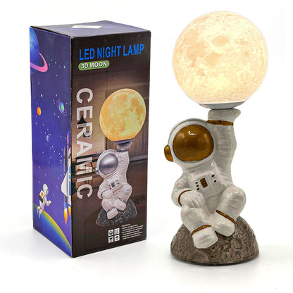 Veilleuse Astronaute et Lampe de Table en Céramique تنزوت