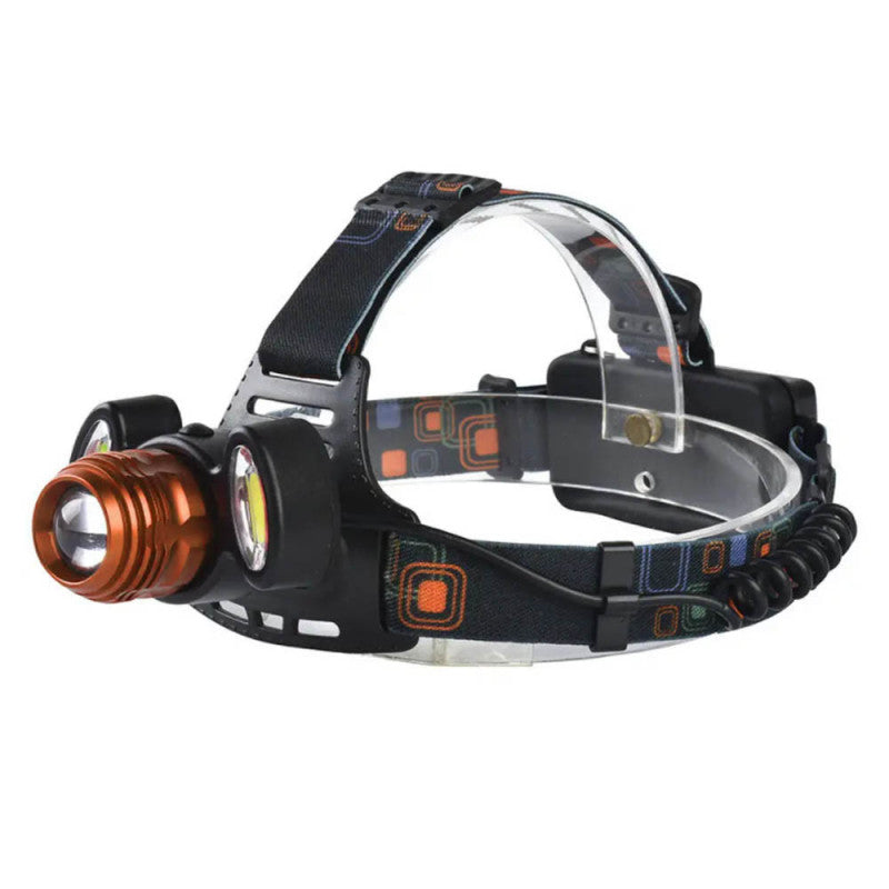 Lampe Frontale Lumineuse Sans Fil Avec 4 Modes D’eclairages Et Avec Zoom BEETRO LA-294