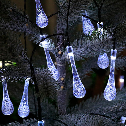 Guirlande lumineuse à 40 LED - 9 m - Branchement direct avec secteur étanche décoration idéale pour chambre (Ampoule)