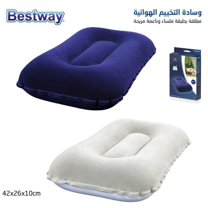 Oreiller Gonflable Confortable de Camping et Voyage Bestway 67121 تنزوت