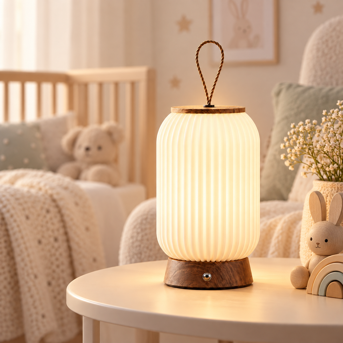 Lanterne LED Portable Sans Fil Style Lanterne Chinoise 1818-3 - مصباح طاولات وفانوس لاسلكي محمول أنيق